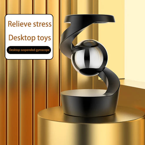 Desktop Laptop Floating Rotating Stress Relief Gyroscope