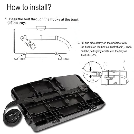 Multifunctional Car Back Seat Tray