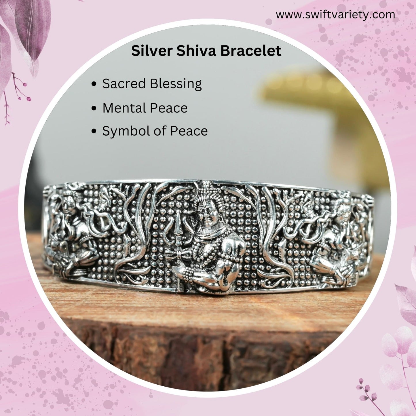 Healing and Powerful Shiva Bracelet/Kada