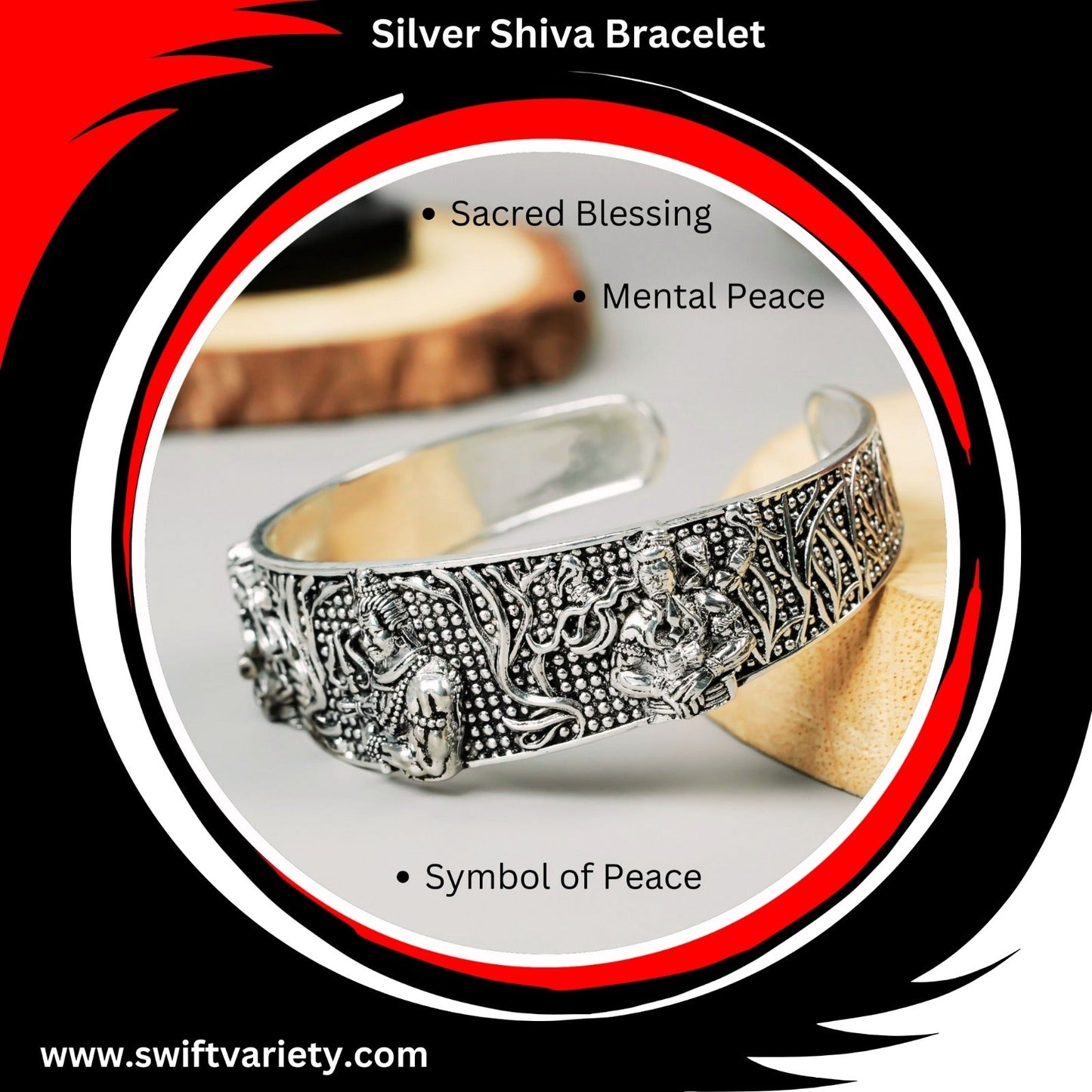 Healing and Powerful Shiva Bracelet/Kada