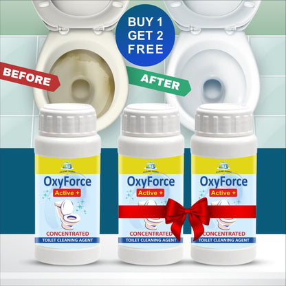 OxyForce Active+ Concentrated Toilet Cleaning Agent [ Pack of 3 ]